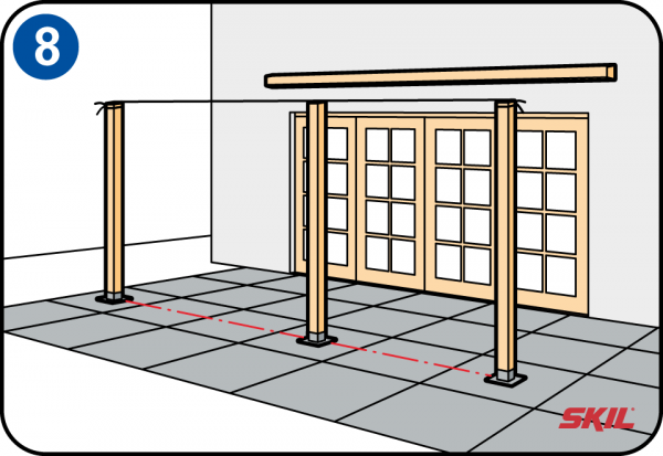 hauteur standard veranda