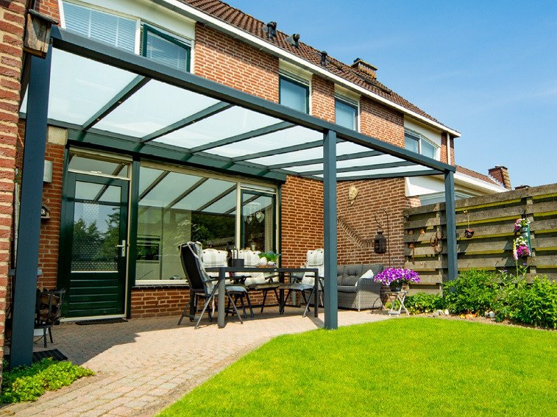 aluminium veranda inkorten