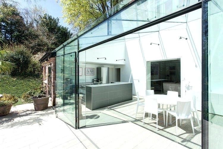veranda verre maison