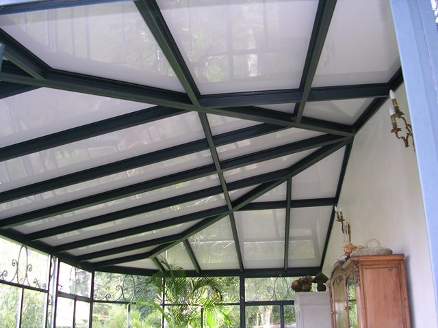 toiture veranda acier