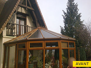 reparation toiture veranda essonne