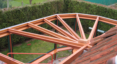veranda pergola bois