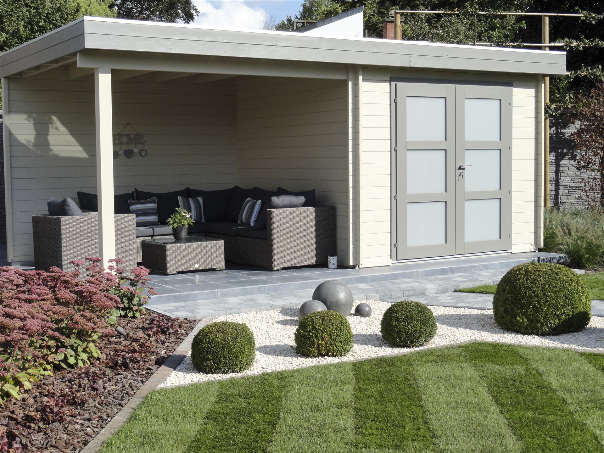 tuinhuis veranda garage