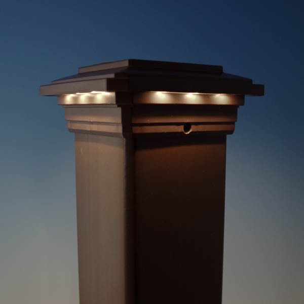 veranda solar light post cap review