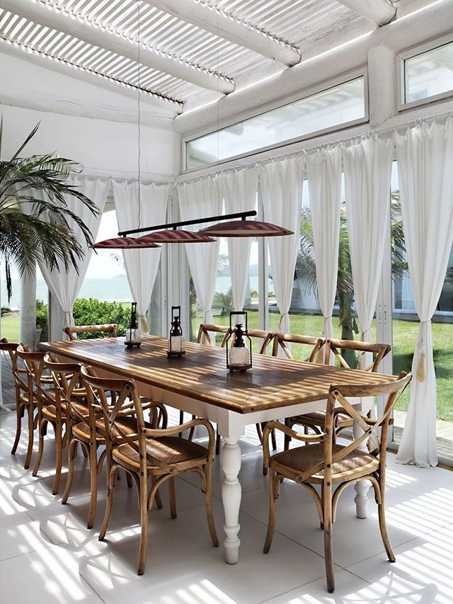 deco de veranda tables et chaises
