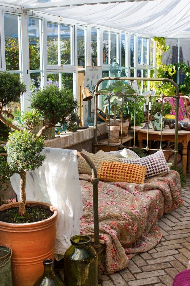 veranda petit jardin