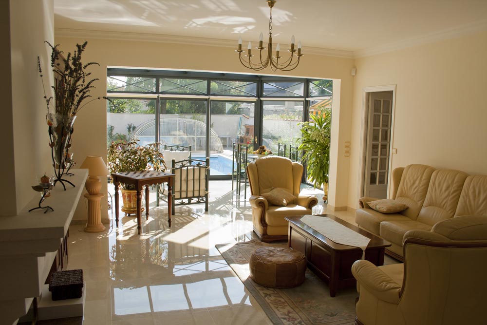 faire une veranda ouverte salon