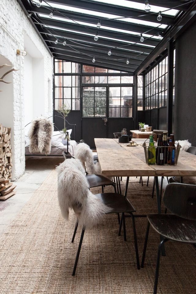 salle a manger dans veranda