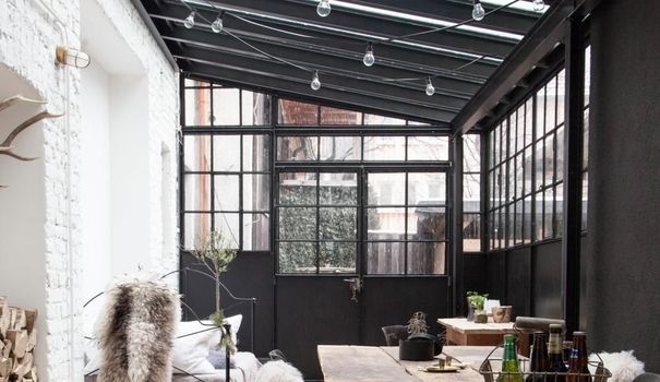 salle a manger dans veranda