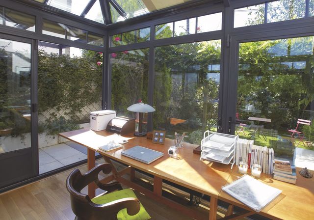 amenager une veranda en bureau