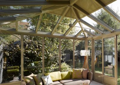 veranda dans le jardin