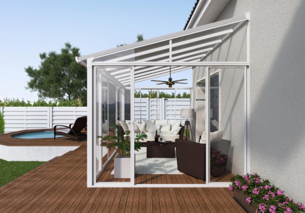 veranda en plexiglas