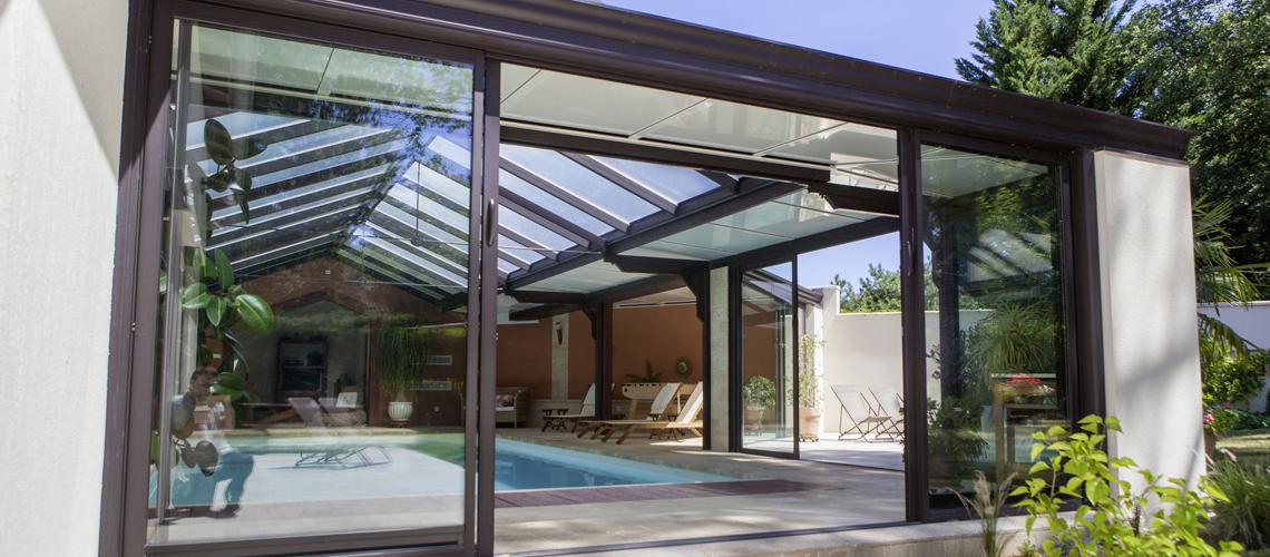 veranda aluminium piscine