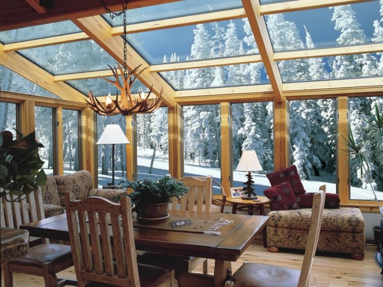 image de veranda en bois