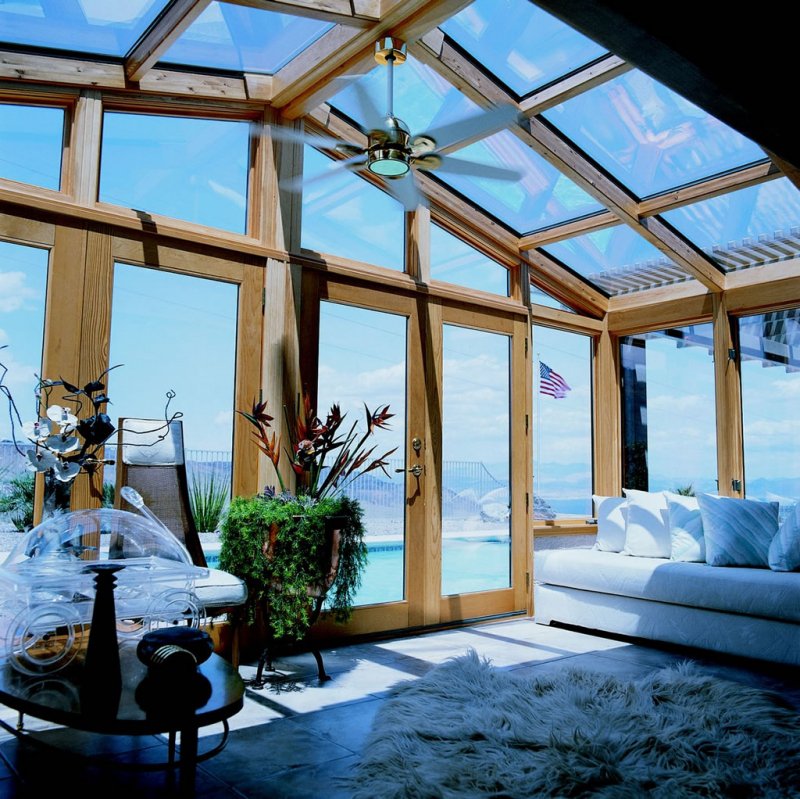 veranda bois pour chalet