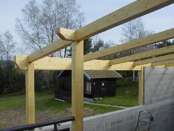 montage veranda en bois