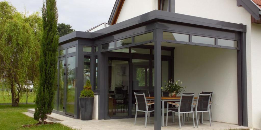 charpente metallique veranda
