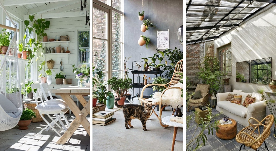 amenagement veranda en jardin d'hiver