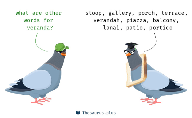 veranda definition synonyms