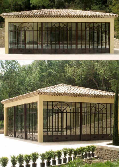 veranda ferronnerie