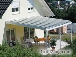 veranda english meaning