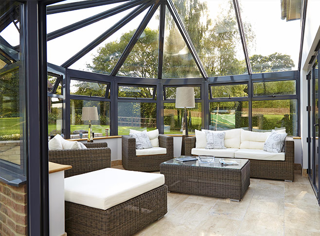 veranda en arrondie
