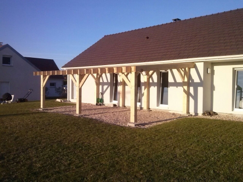 kit veranda ossature bois