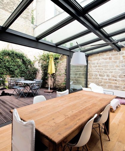 veranda maison bel etage