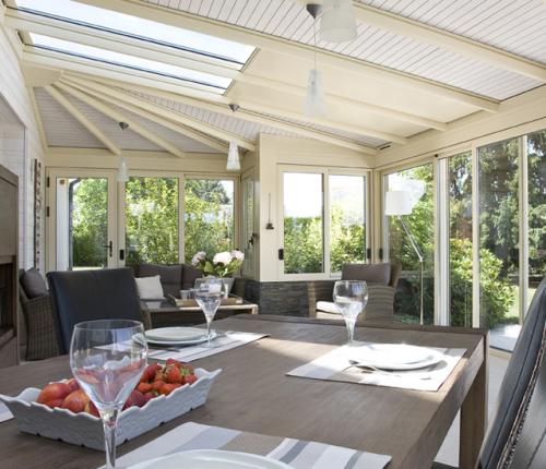 veranda sur maison basse