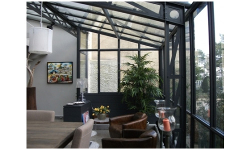 veranda acier fineline