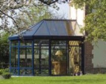 veranda ronde bois
