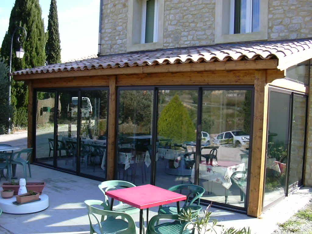 voir veranda bois
