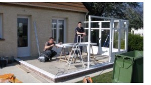 veranda en alu en kit