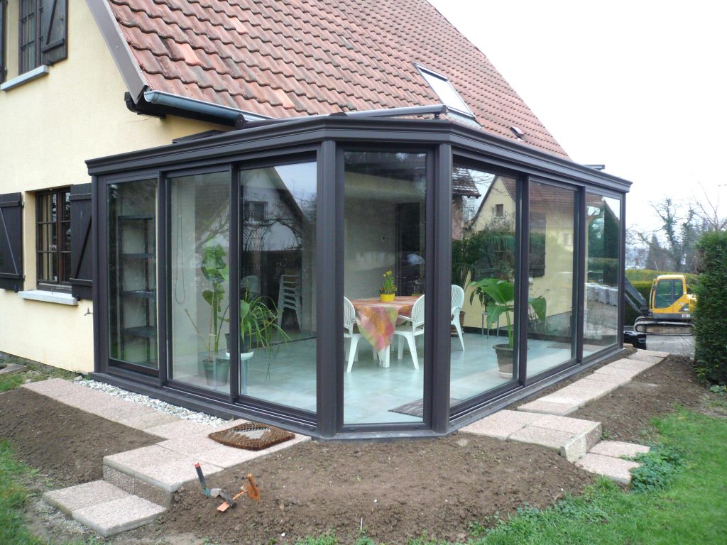 veranda alu noir