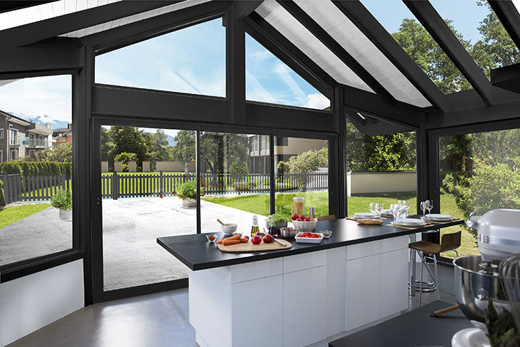 veranda maison basque