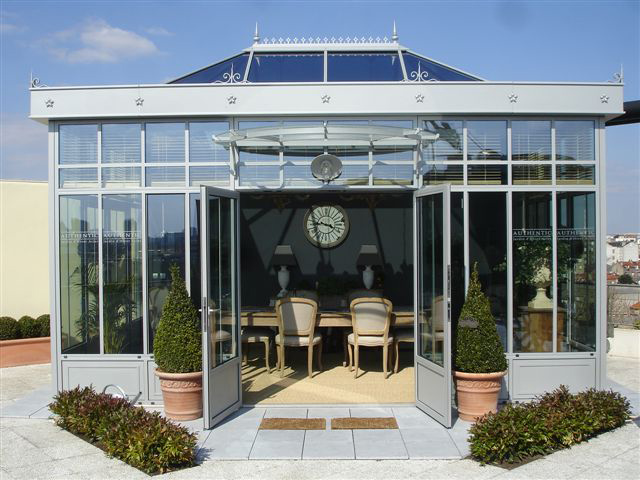 veranda en acier galvanisÃ©
