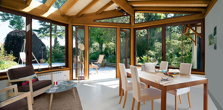 veranda bois couleur