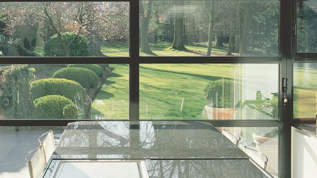 veranda verre anti-solaire