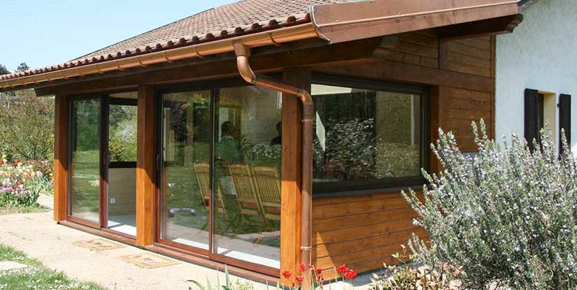 fermeture veranda bois