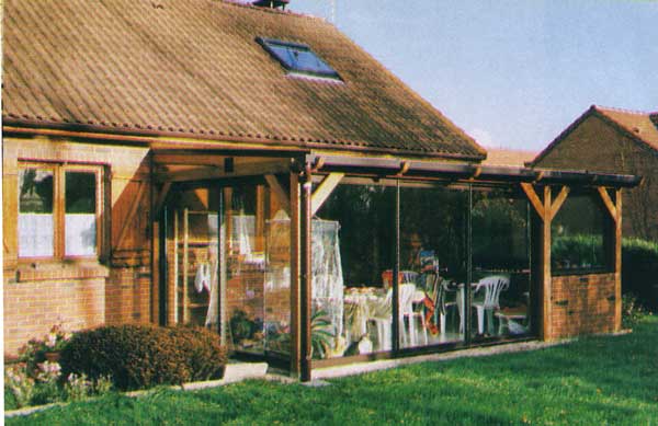 veranda bois pierre