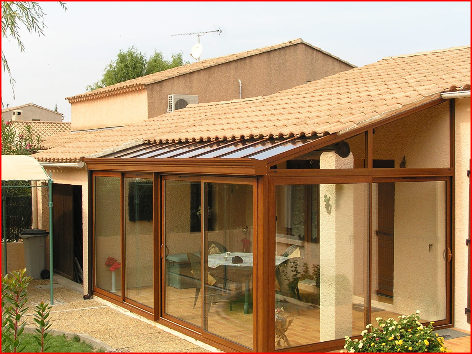 kit de veranda en bois