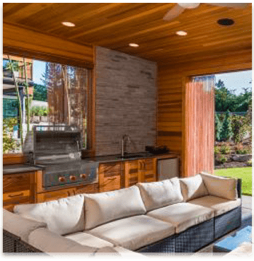 veranda en bois maroc