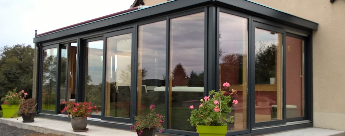 veranda mixte bois et alu