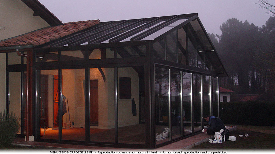 veranda acier gironde