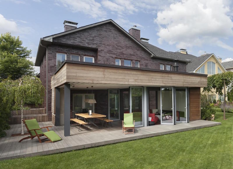 veranda bois terrasse