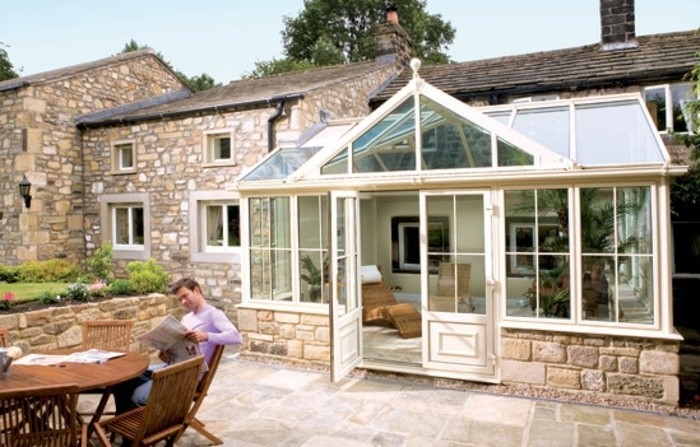 photo de veranda rustique