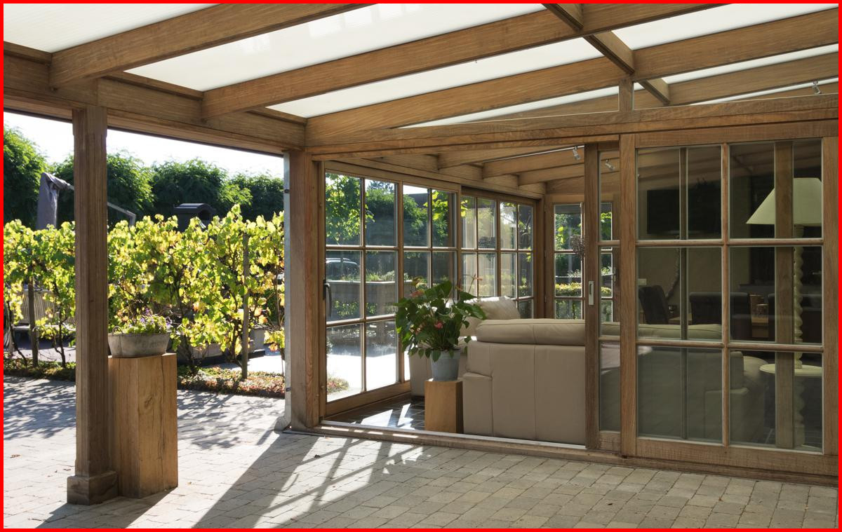 veranda porte coulissante