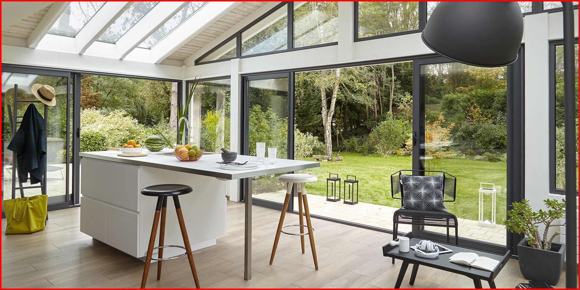veranda aluminium cuisine