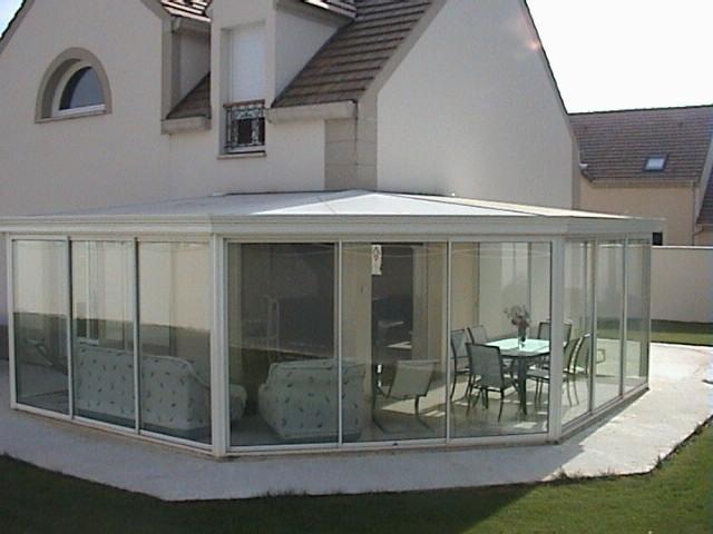 veranda en appui d'angle