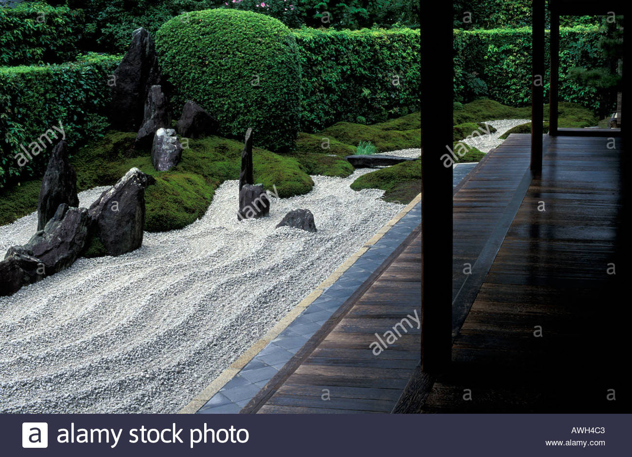 veranda jardin japonais